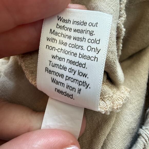 Croft & Barrow Linen Blend & 100% Cotton Wide Leg Pull On Pants XL - Lot of 2 - Picture 11 of 11